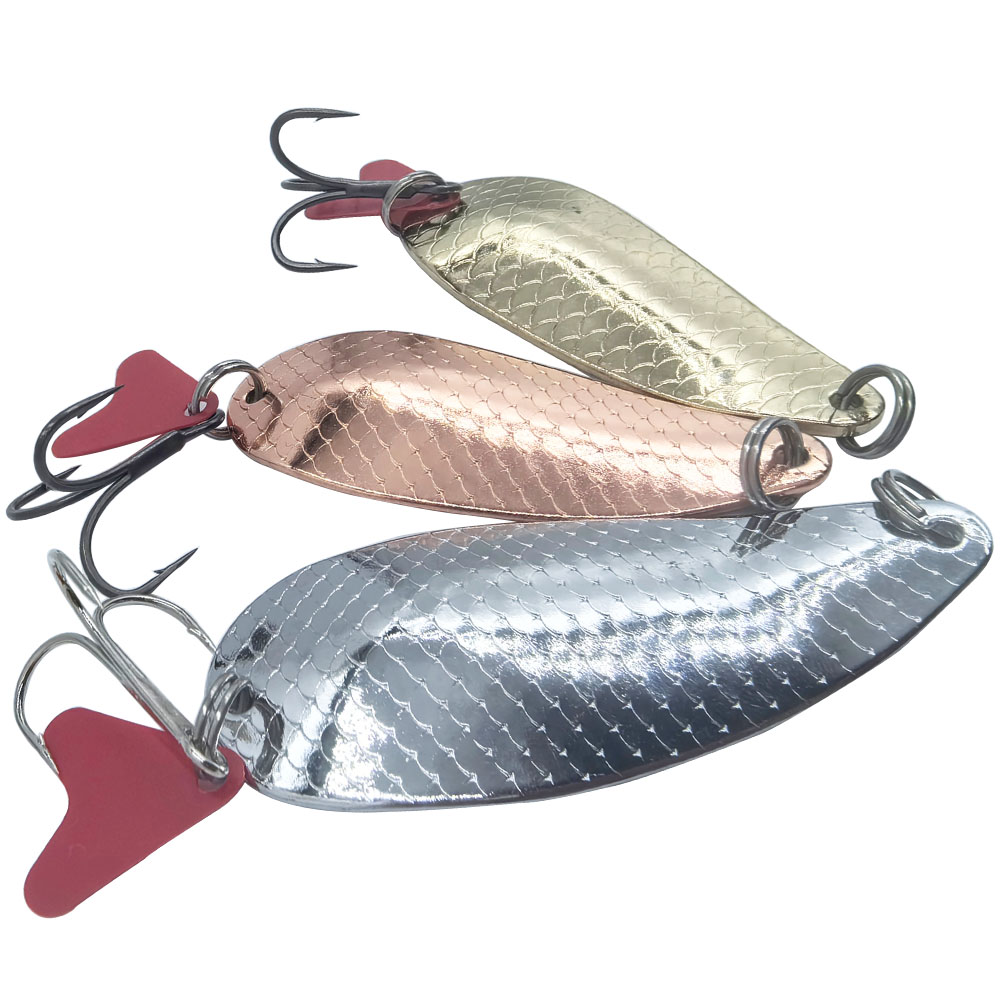 Fishing Hook Treble - Przynęty typu spoon do połowu pstrągów,