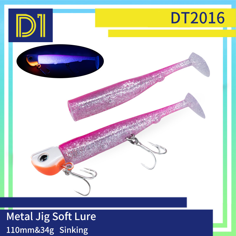 D1 110mm 34g Tonący Metalowy J – Fishing Hook Treble recenzja i cena