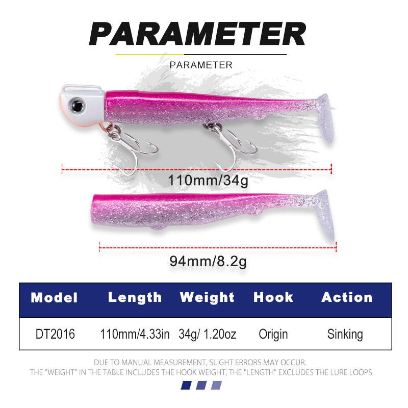 D1 110mm 34g Tonący Metalowy J – Fishing Hook Treble recenzja i cena