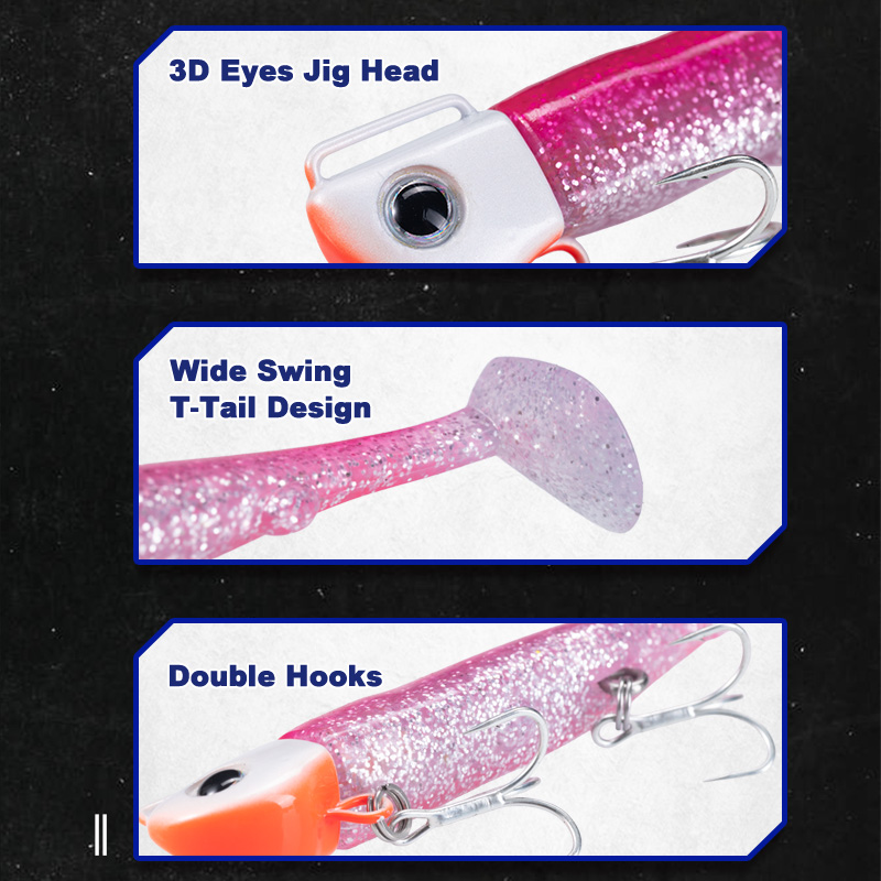 D1 110mm 34g Tonący Metalowy J – Fishing Hook Treble recenzja i cena