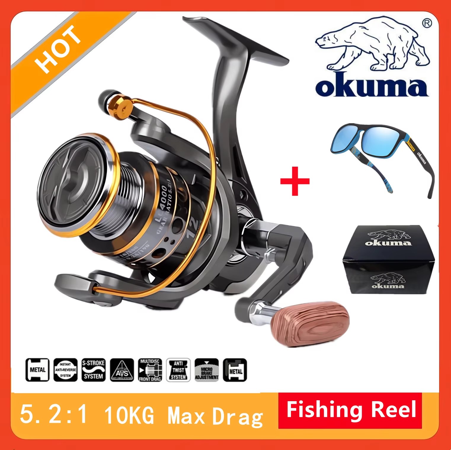 Okuma High Speed 5.2:1 Kołowro – Daiwa Reel Fuego recenzja i cena