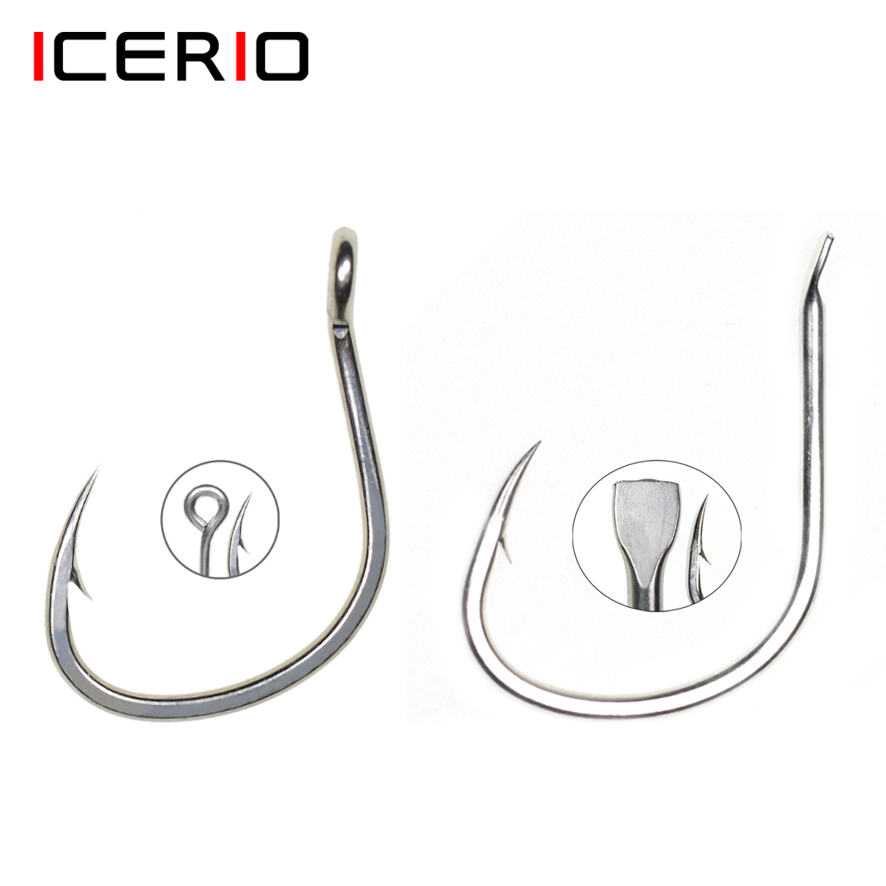 ICERIO 10 sztuk matowa powłoka – Fishing Hook Offset recenzja i cena